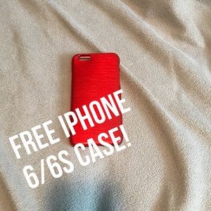 Free iPhone 6/6s case with purchase of $5+!